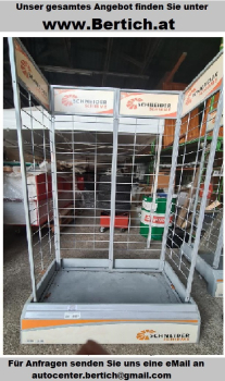 Gitterboxen, Holzlagerboxen, Reifenständer, Werbeaufsteller